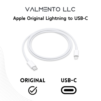 Apple Original Datenkabel Lightning auf USB-C MQGJ2ZM/A, 1m (Polybag)